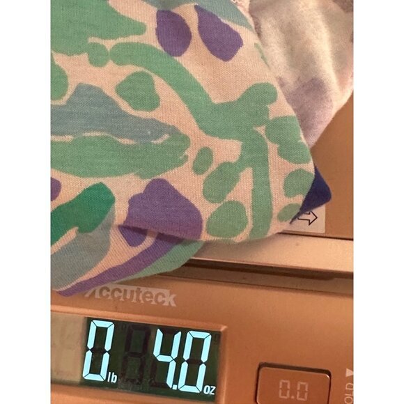 Lilly Pullitzer one shoulder blue green purple top size xs - Picture 5 of 8